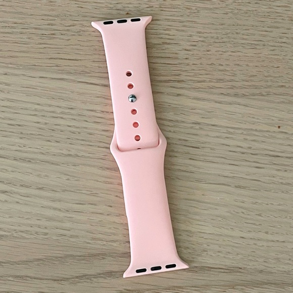 Apple Watch Strap Silicone Pink 38 or 40mm - Picture 3 of 6